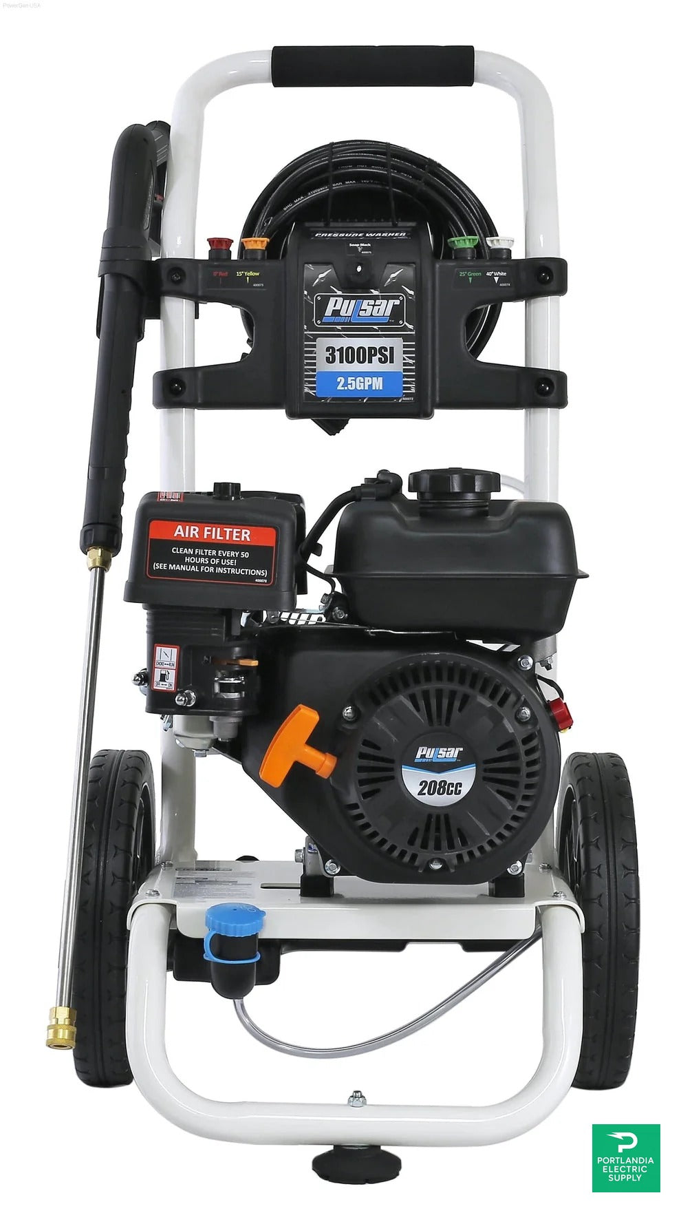 Pulsar Gas Powered Pressure Washer - W31H19 — front view