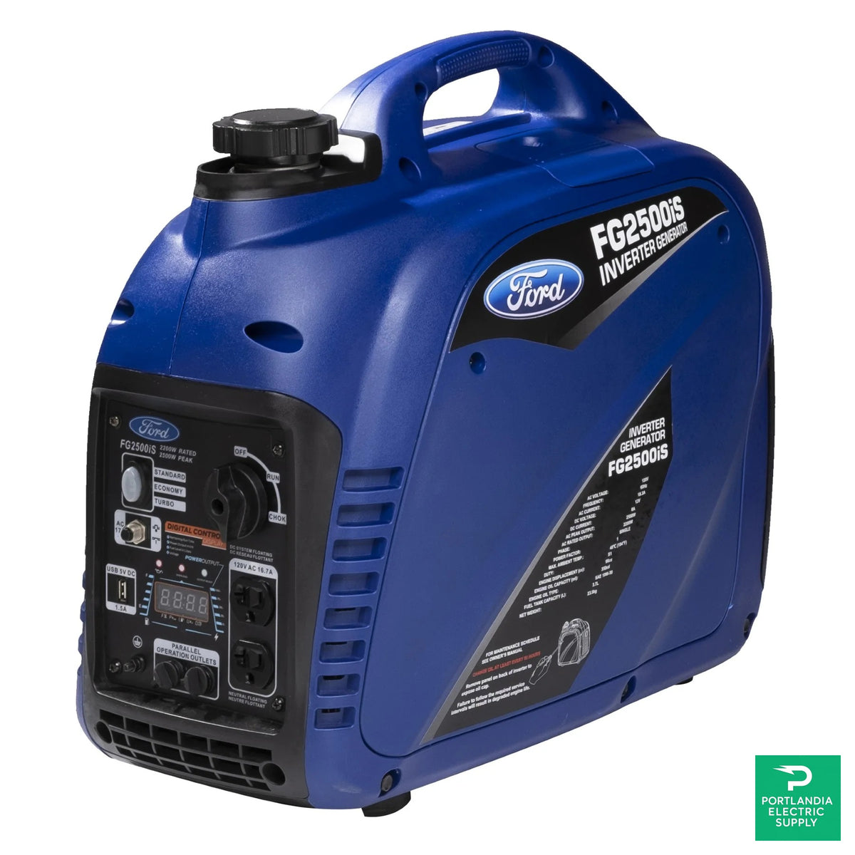 Pulsar-Ford Branded Portable Inverter Generators - FG2500iS — front view