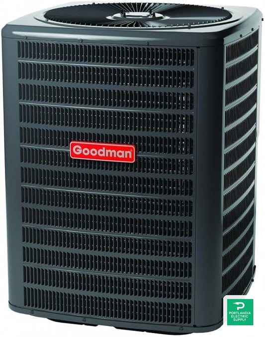 Goodman 14.3 Seer2 Split System Air Conditioner Single Stage (R-32) Replaces GSXN4 - GLXS4BA4210 — front view