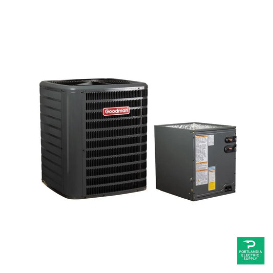 Goodman 13.4 Seer2 Split System Air Conditioner Single Stage (R-32) Replaces GSXN3 - GLXS3BN4210 — front view