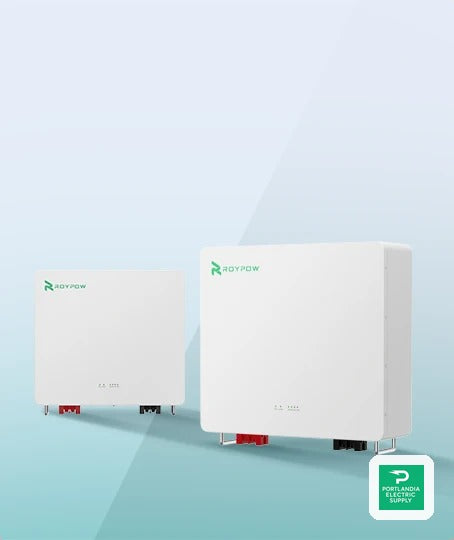 Roypow 5kWh Home wall-mount storage battery pack (with screen) - RBmax5.1L-FA