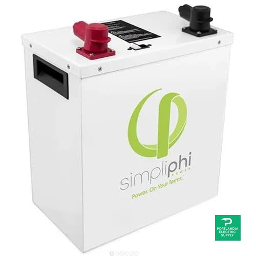 Briggs and Stratton Simpliphi PHI 3.8 LFP Battery, 24V- METAL-052003 PHI-3.8-24-M — front view