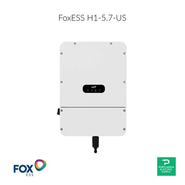 FoxESS 11.4kW Hybrid Inverter 3 MPPT, WIFI Included - H1-11.4-US-NHV ( 30-148-1134F-B0 )