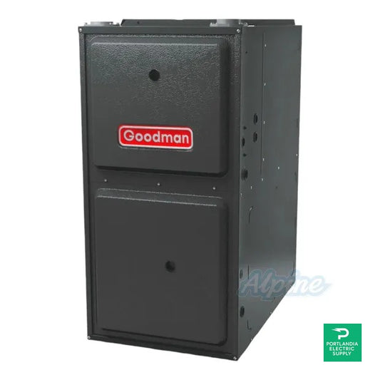 Goodman 96% Single Stage Gas Furnace (Upflow) w/ 9 Speed ECM Replaces GM9S96 - GR9S961005C — front view