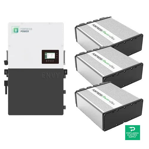 Fortress Power 1 Envy 12 kW and 3 eFlex 5.4 G2 Envy12KW3