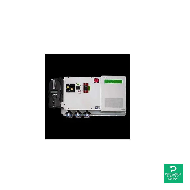 MidNite With Classic 250 and High Voltage breakers - MNSW4048-CL250 — side angle