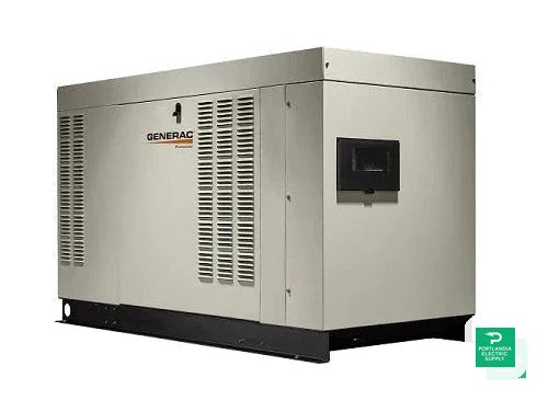 Generac Protector 48.0KW Standby Generator - RG04845C — side angle