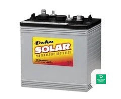 MK BATTERY DEKA 190AH 6V AGM Battery - 8AGC2-DEKA — back view