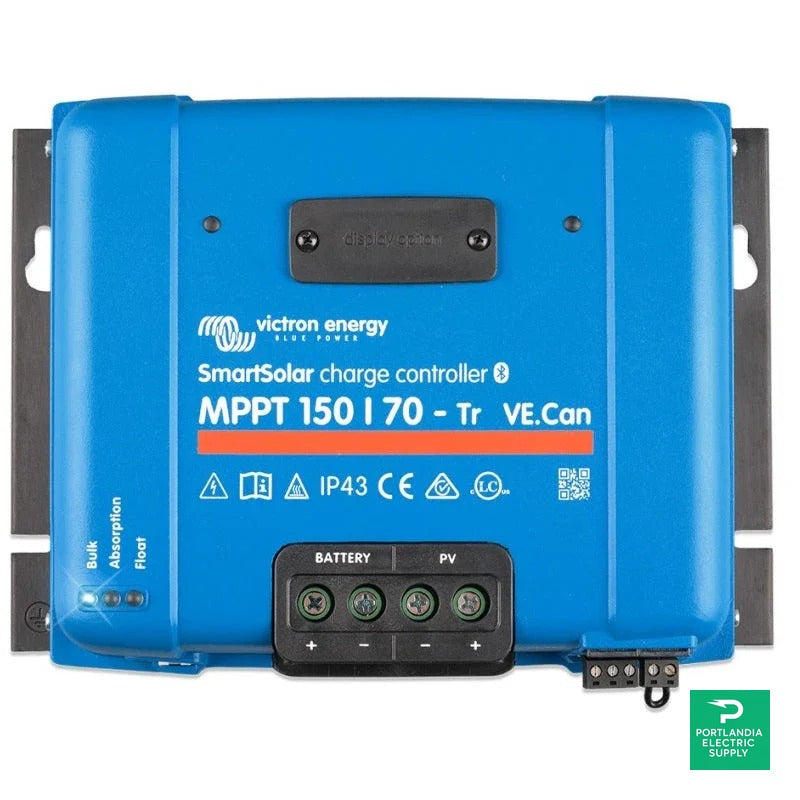 Victron SmartSolar MPPT 150/70-Tr VE.Can Charge Controller - SCC115070411 — side angle