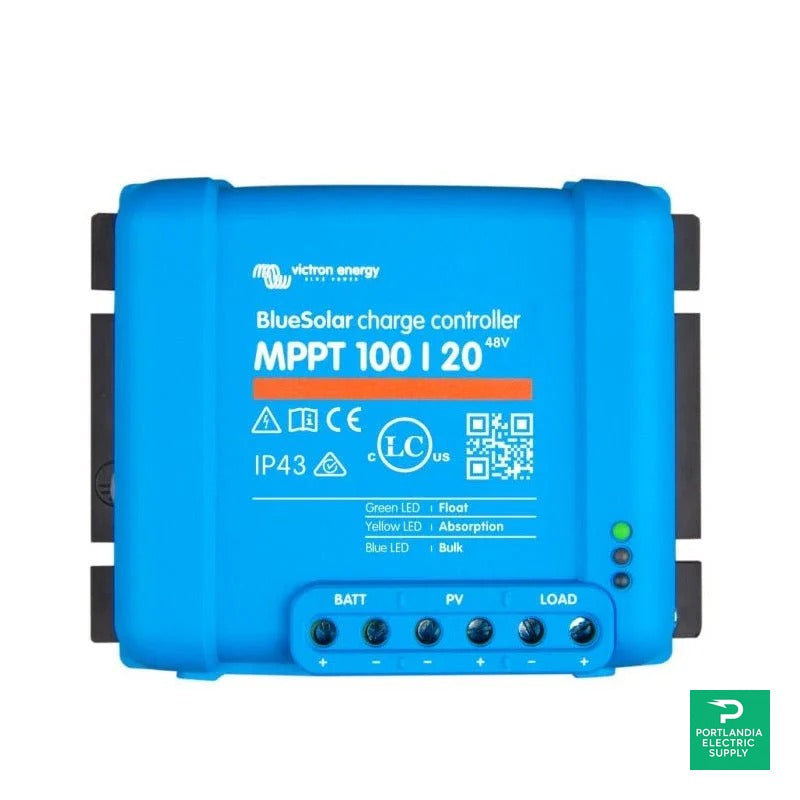 Victron BlueSmart MPPT 100/20 (up to 48V) - SCC110020170R — side angle