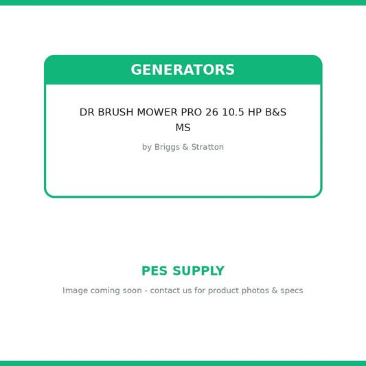 DR BRUSH MOWER PRO 26 10.5 HP B&S MS