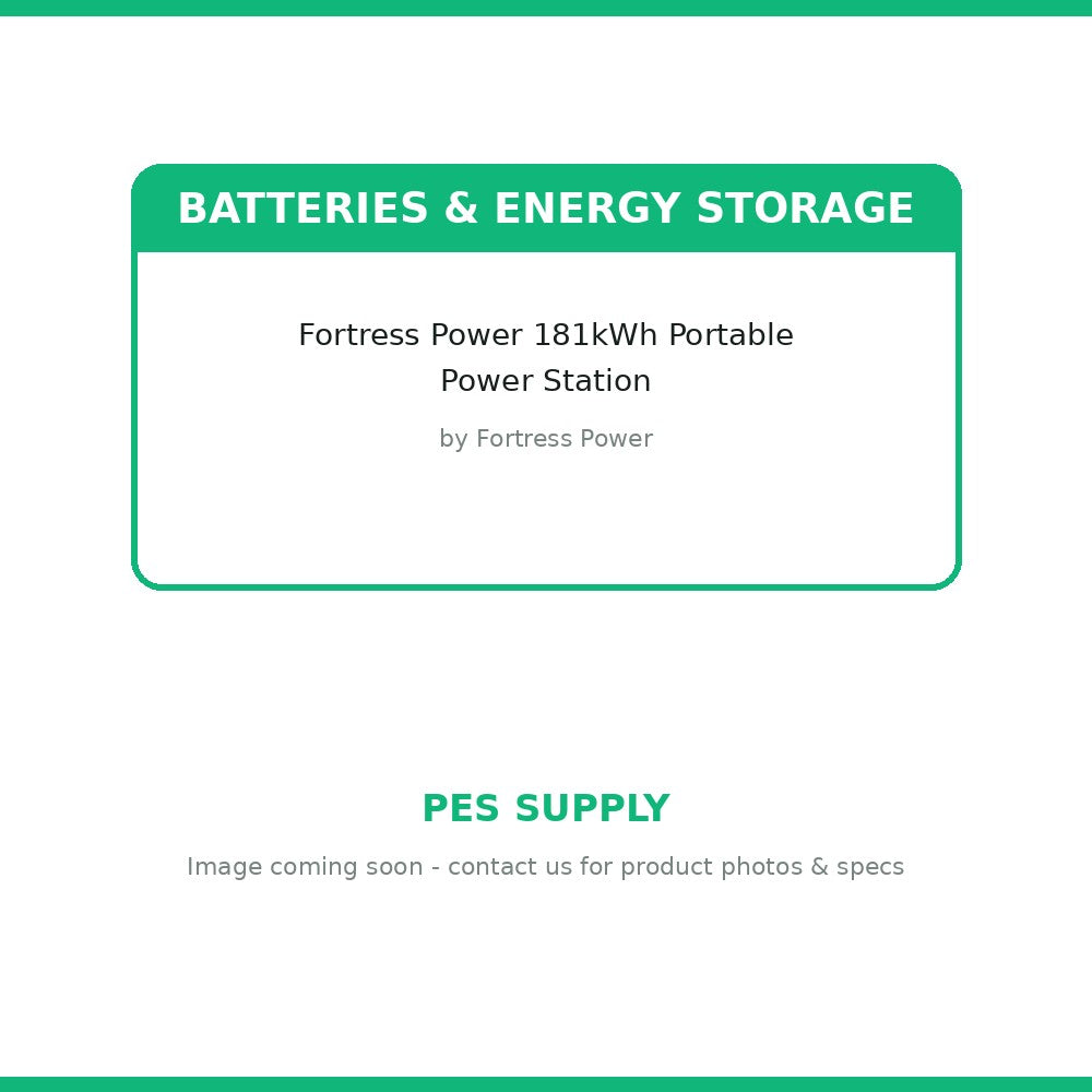 Fortress Power 181kWh Portable Power Station