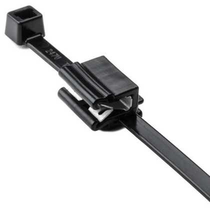 HellermannTyton 2-Piece Cable Tie & Edge Clip 156-02225 8.0"