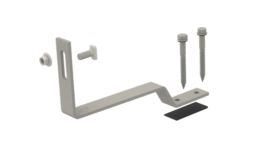 K2 Systems 4000141-B EverFlash Flat Tile Hook with Butyl Seal