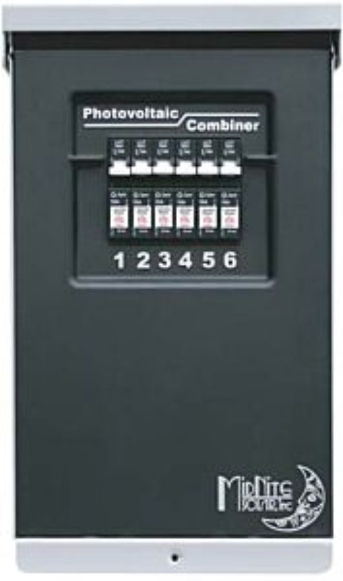 MidNite Solar Six String PV Combiner Box MNPV6 — back view