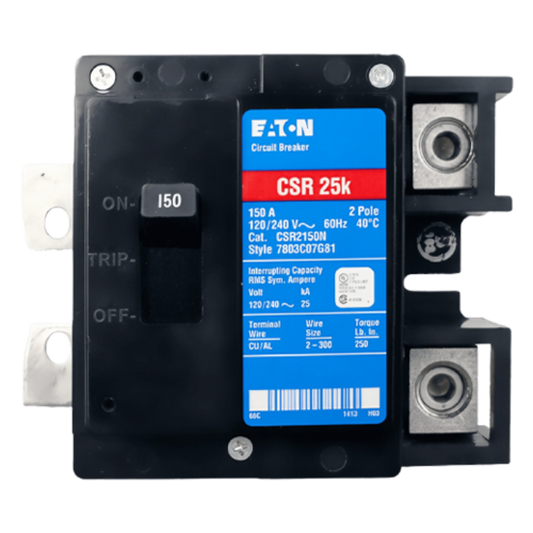 Enphase Eaton 150A 240V 2-Pole Circuit Breaker BRK-150A-2P-240V