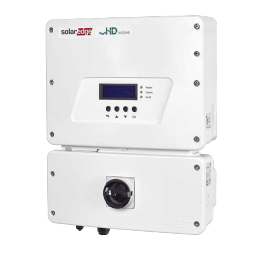 SolarEdge 5kW SE5000H-US000NNC2 Single Phase Grid-Tie w/ HD-Wave — side angle