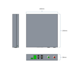 MK Battery Deka Duration DD21010 High Voltage Hub — side angle