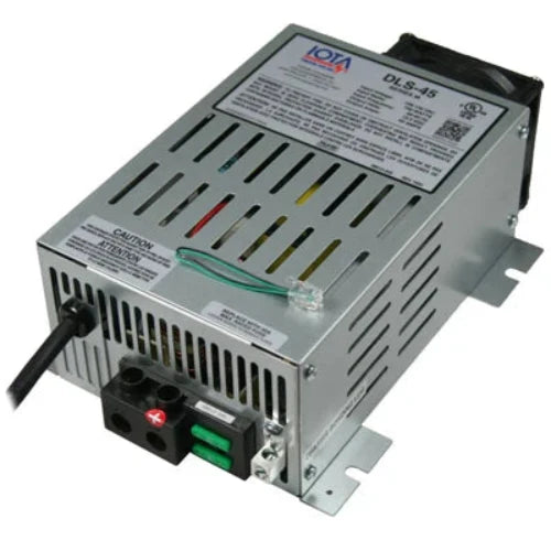 Iota Engineering 12VDC 45A DLS/M-12V-45A/120V Power Converter and Battery Charger