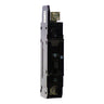 Schneider 80A 125VDC Panel 1-Pole 865DCBRK80 Mount Breaker — side angle