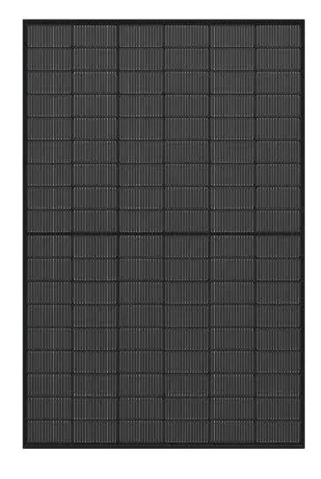SolarSpace 405W (Pallet of 36) Lumina I All Black Mono PERC Solar Panel SS8-54HSB-405M — side angle