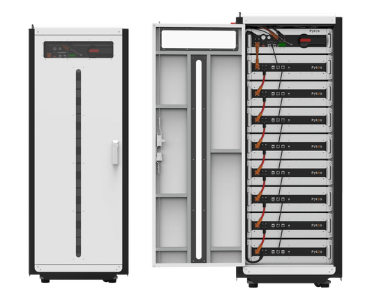 Pytes Indoor Battery Cabinet Floor Mount for 8 HV Batteries HV48100