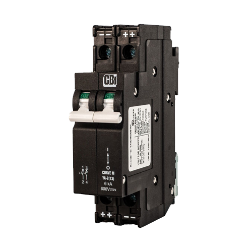 MidNite Solar 30A 600VDC DIN Rail Breaker 3-Pole MNEPVRT30-600-3PP — back view