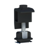 Ironridge Aire Lock End Black (30mm - 40mm)  AE-END-01-B1 (1pc)