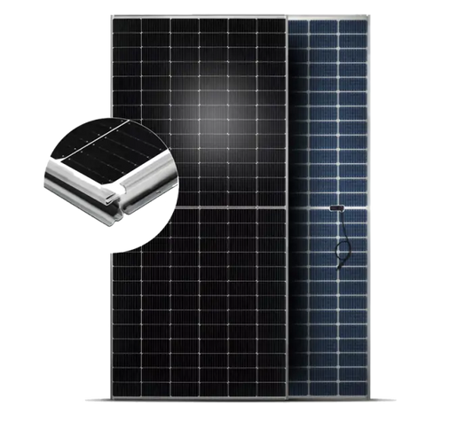 Qcells 595W Bifacial Steel Frame Solar Panel Q.PEAK DUO RSF XL-G11S.3/BFG Assembled in the USA