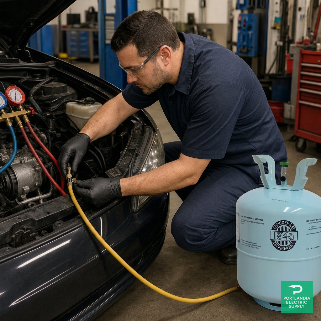 R-134a Refrigerant — automotive A/C service, PES Supply
