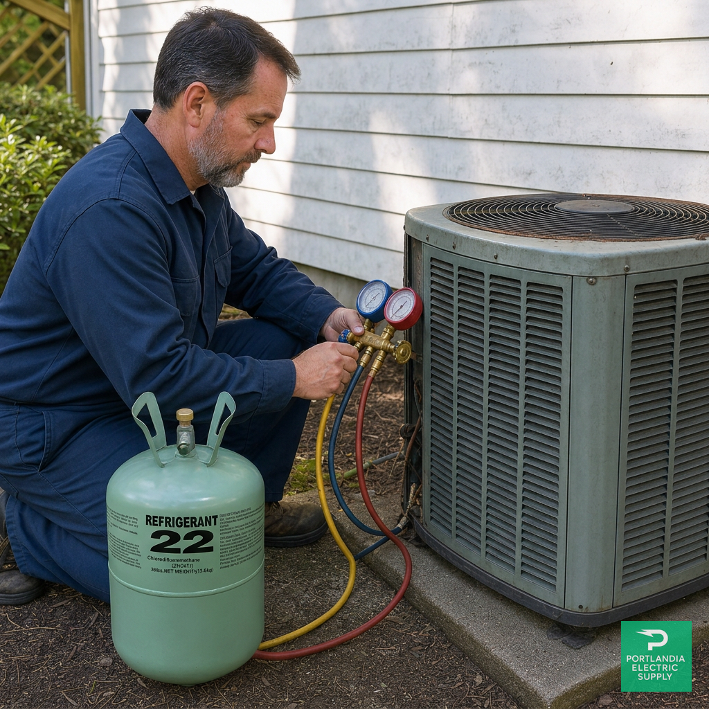 R-22 Refrigerant — legacy residential AC service, PES Supply