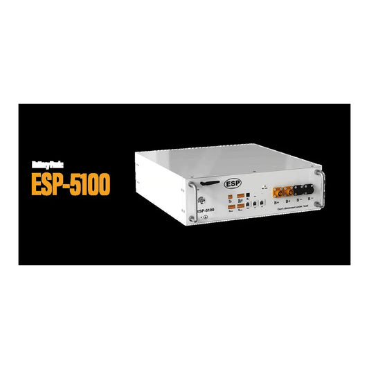 EndurEnergy 10.24 kWh - 2 * ESP-5100 Battery Packs & Inverter Case ESP-IBU10