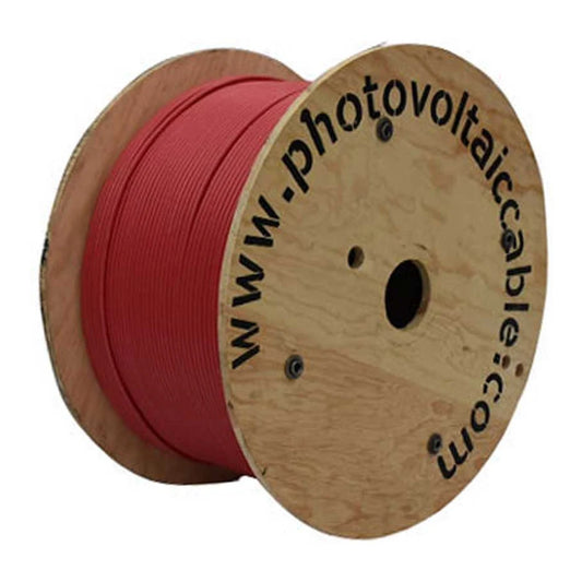 Cuwire 10 RED PV Cable 2500 REEL PV2K10RD2500-C