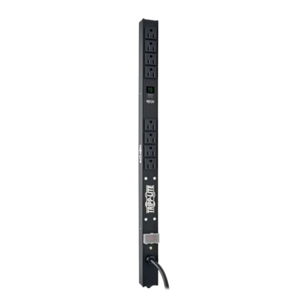 Eaton 1.5kW Single-Phase Metered PDU, 8x5-15R, 0U Vertical 24in