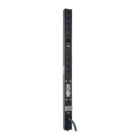 Eaton 1.5kW Single-Phase Metered PDU, 8x5-15R, 0U Vertical 24in