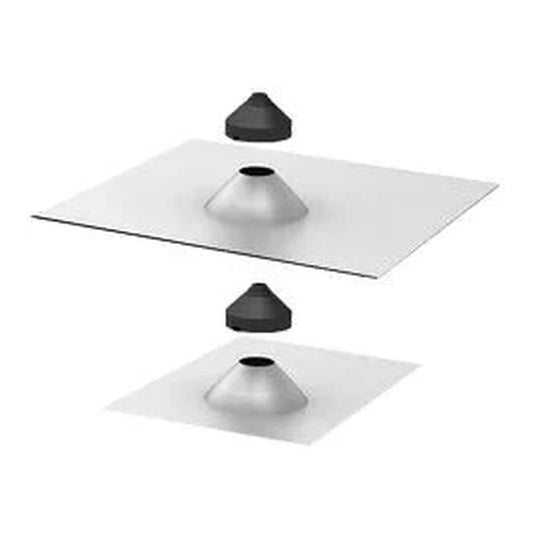 IronRidge Conduit Penetration Flashing QMCPT-A-12, Tile, Mill