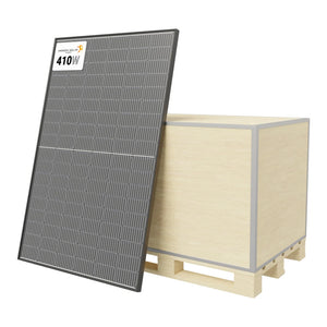 Mission Solar 410W All Black 108 Half-Cell Mono Solar Panel MSE410HTOB Made in USA
