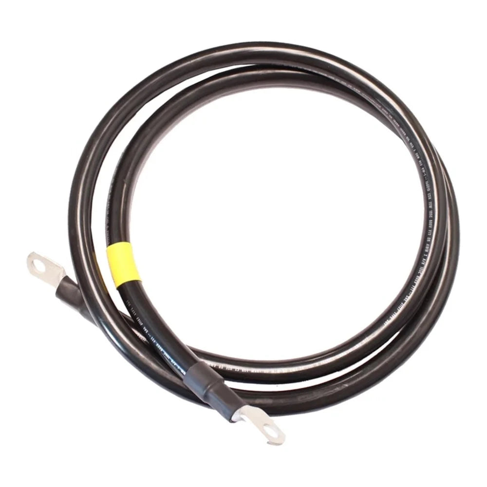 4/0 AWG 18" Black Battery Interconnect Cable 2 lugs