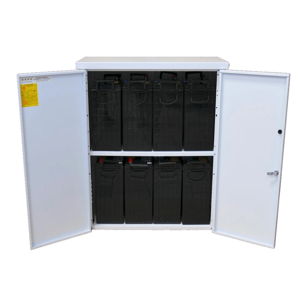 Four Star Solar Add-on 48 VDC 9,600 Wh with MNBE-D enclosure (8) Battery Bank