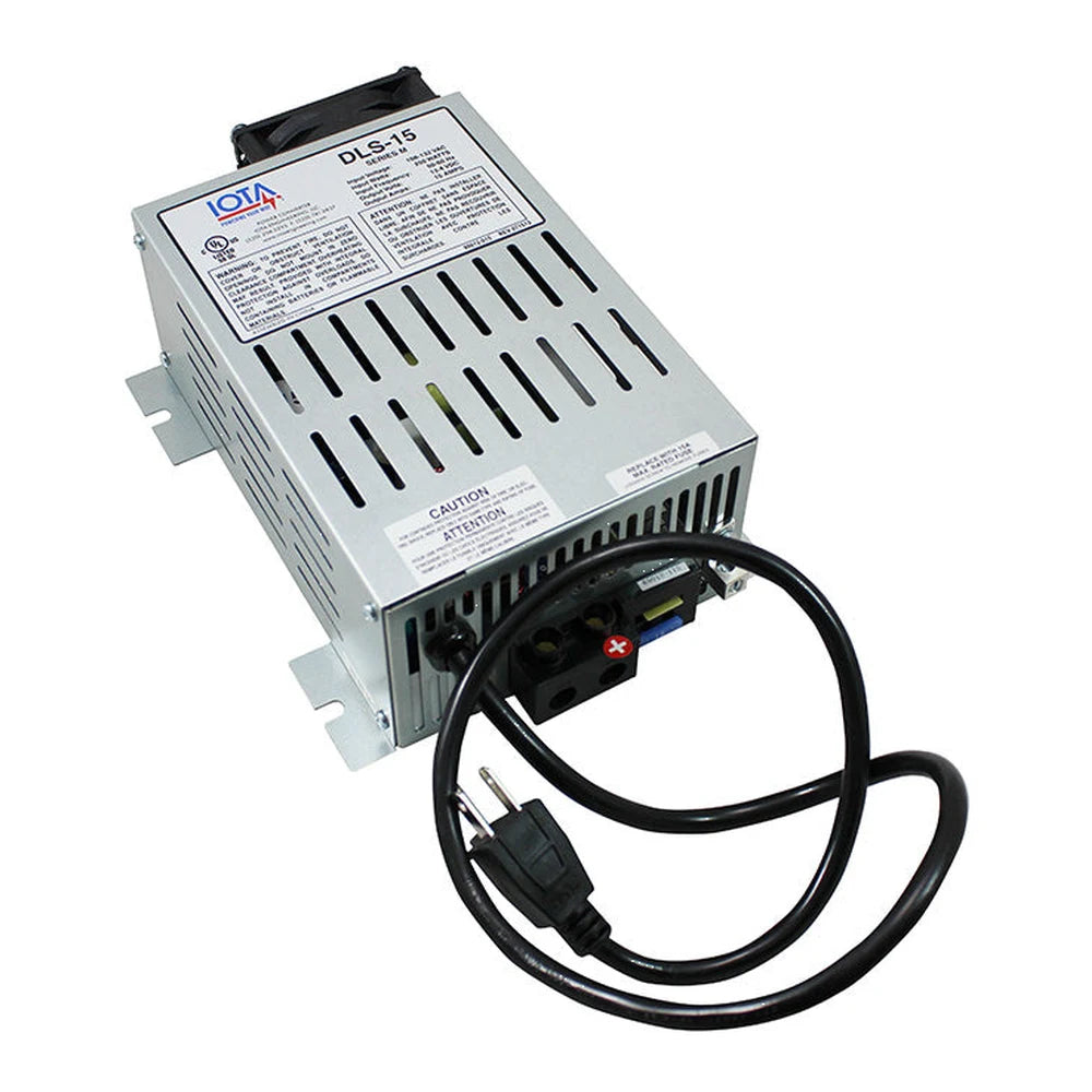 Iota DLS-15, 12 Volt 15 Amp Regulated Battery Charger/Supply