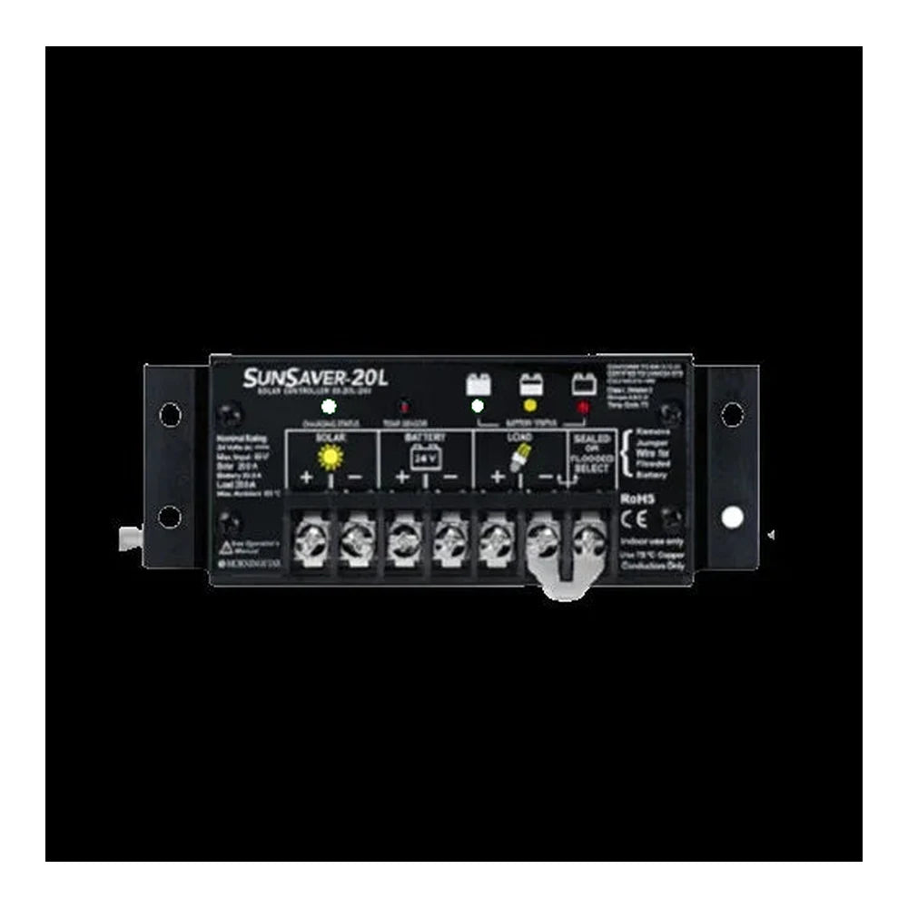 Morningstar SunSaver SS-6L-12V, PWM Charge Controller, 6 Amp, 12 Volt , LVD Low Voltage Override Protection