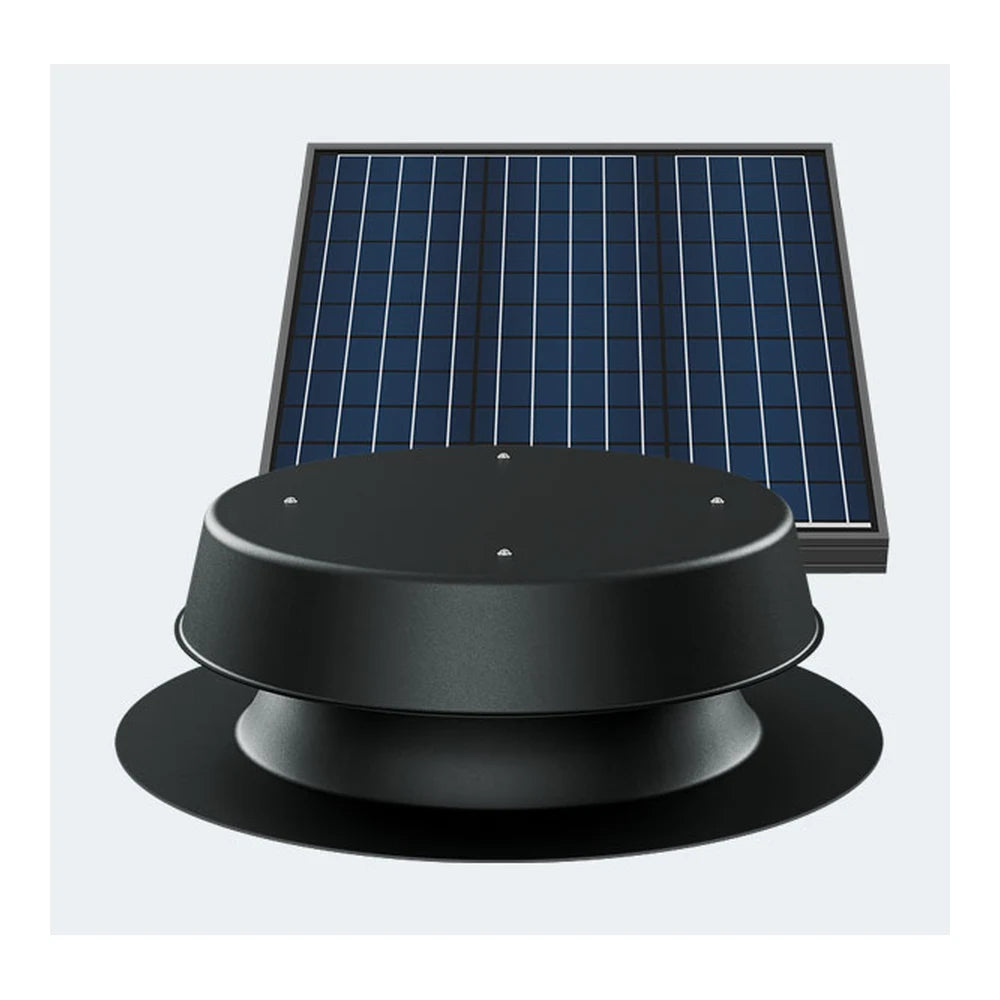 Natural Light Solar Attic Fan with 30w Remote Panel
