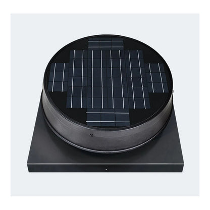 Natural Light Commercial Curb Solar Attic Fan 16w