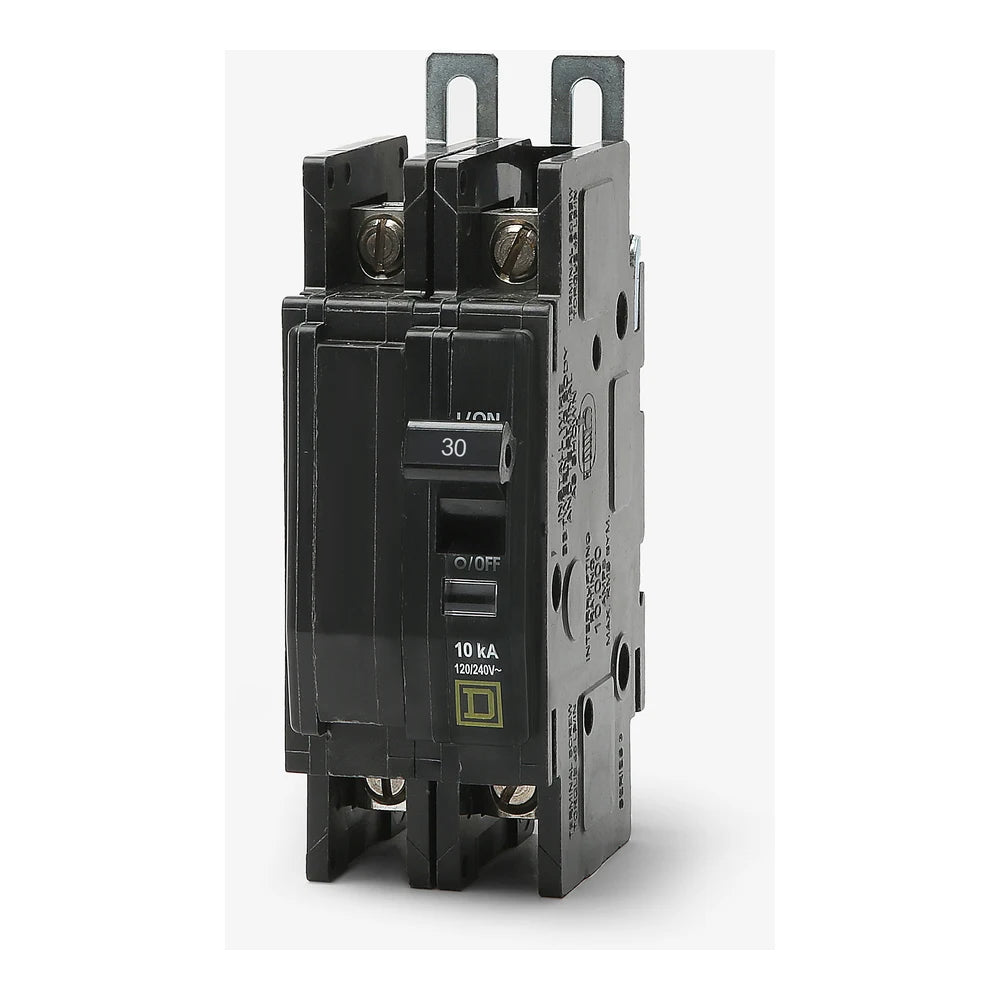 CIRCUIT BREAKER, QOU, 60A, 120/240VAC / 48VDC MAX, 2-POLE, SQUARE D, SURFACE OR DIN MNT, 1.5IN, QOU260