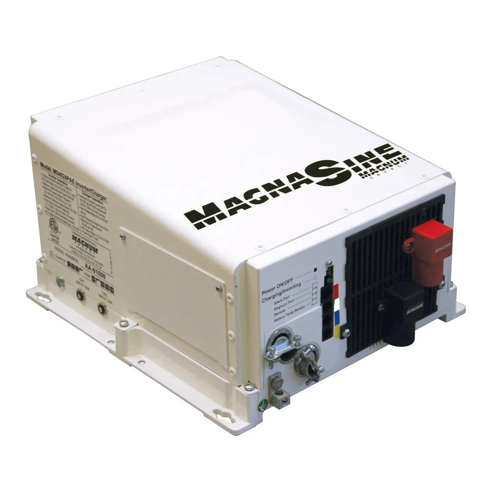 Magnum Energy MS4024PAE, Off Grid Inverter, 4000 Watts 24 Volts, 120V/240V, Pure Sine Wave