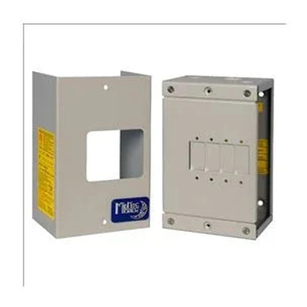 MidNite Solar MNEDCQUAD Enclosure for 1-4 Panel Mount Breakers