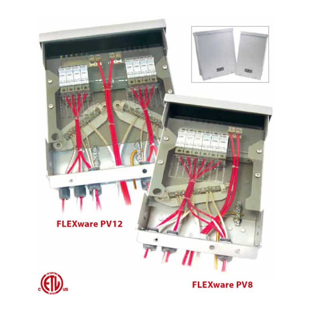 Outback FWPV-12 PV Combiner Box for 12 150VDC breakers or 8 600VDC