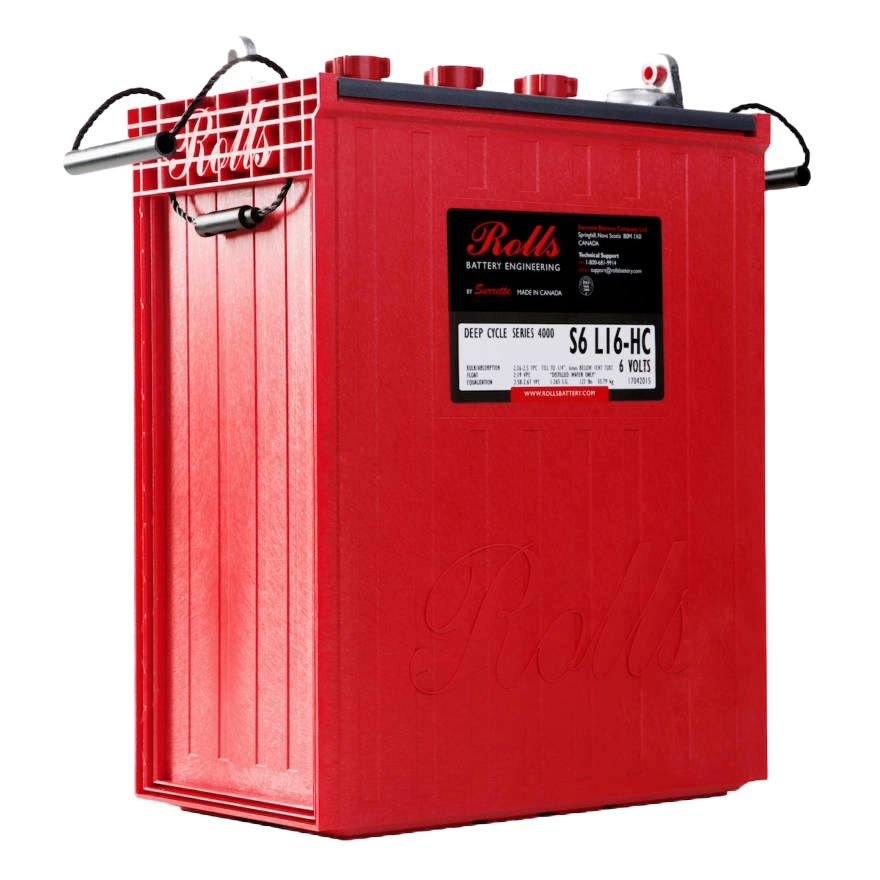 Rolls L-16 Battery | 445Ah | 6V | 2.7 kWh | Lead Acid S6-L16-HC