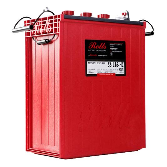 Rolls L-16 Battery | 445Ah | 6V | 2.7 kWh | Lead Acid S6-L16-HC