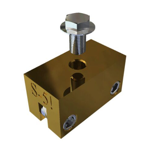 S-5! S-5-B Brass Attachment Clamps for Copper Roofs Standing Seam